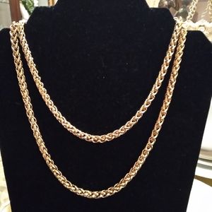"MONET" THICK ROPE CHAIN NECKLACE